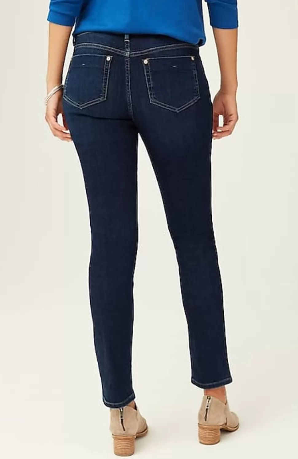 Authentic Fit Slim-Leg Jeans | Jjill | J.Jill Online