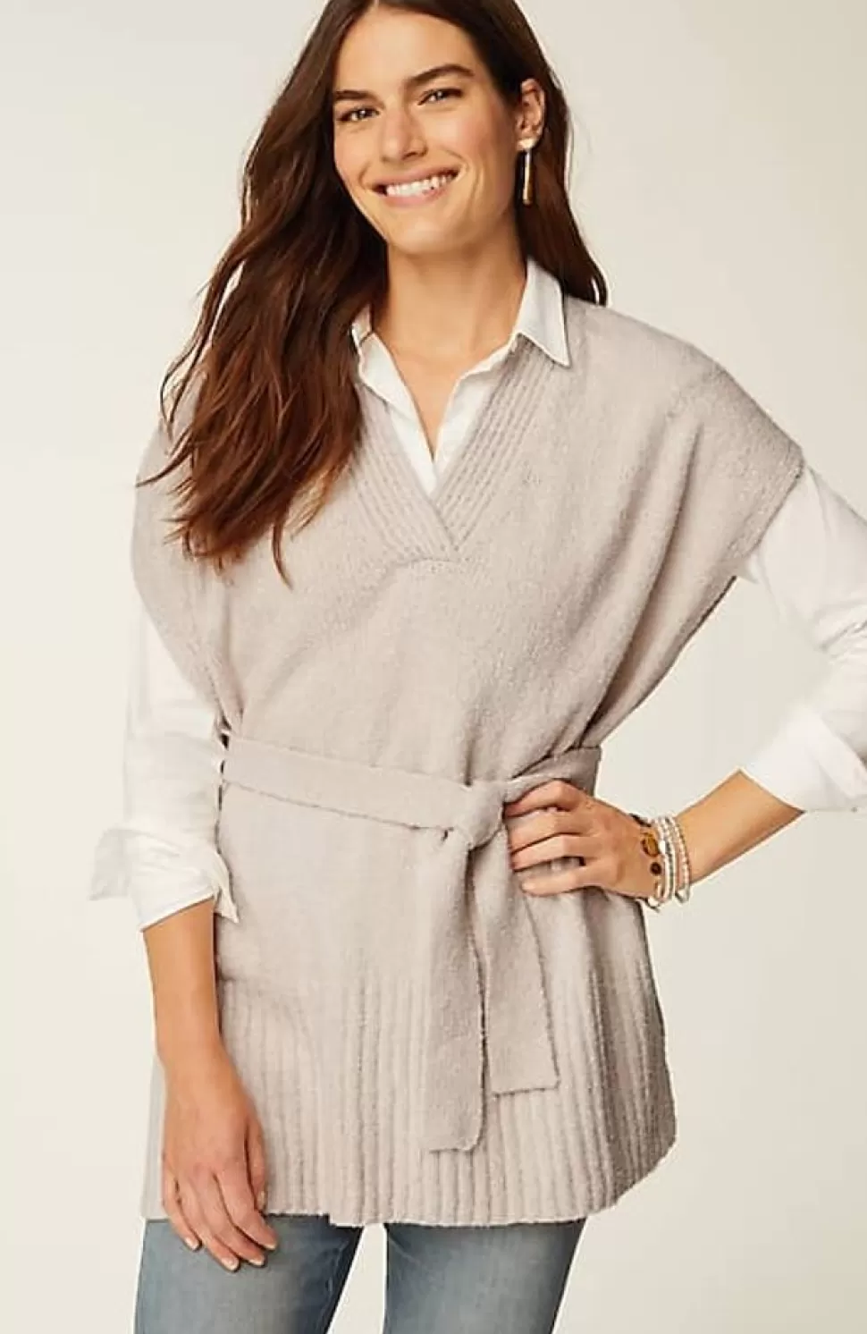 Belted Knit Poncho | Jjill | J.Jill Clearance