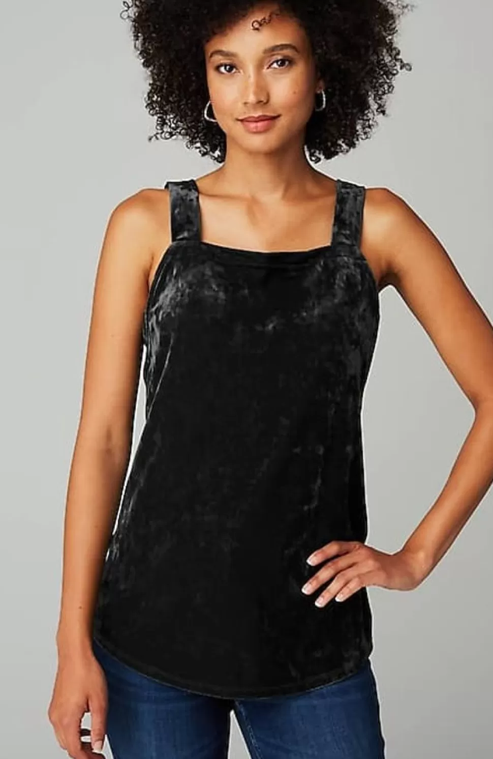 Crushed-Velvet Tank | Jjill | J.Jill Online