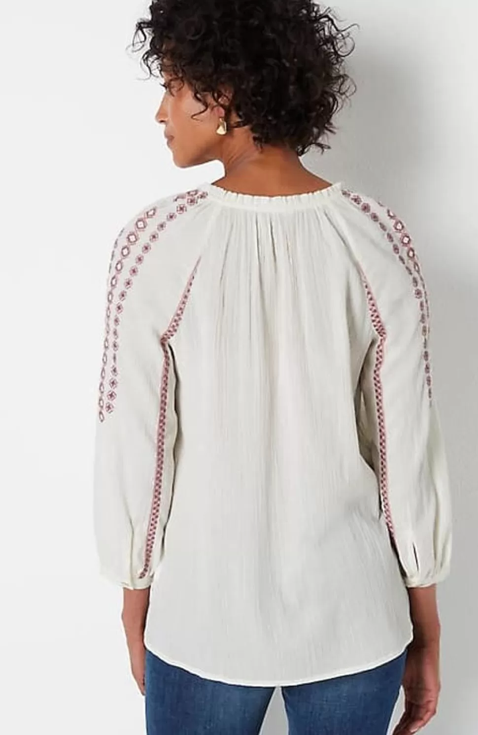Embroidered U0026 Beaded Peasant Top | Jjill | J.Jill Sale