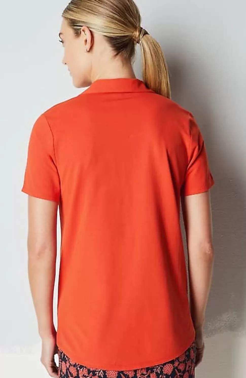 Fit Cotton-Stretch Polo Shirt | Jjill | J.Jill Cheap