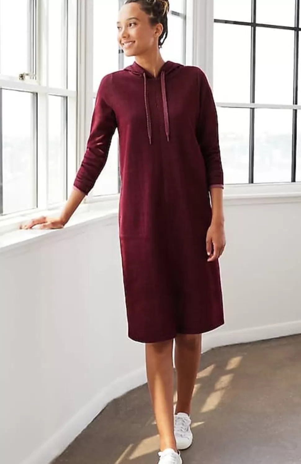 Fit Double-Knit Hooded Dress | Jjill | J.Jill Shop