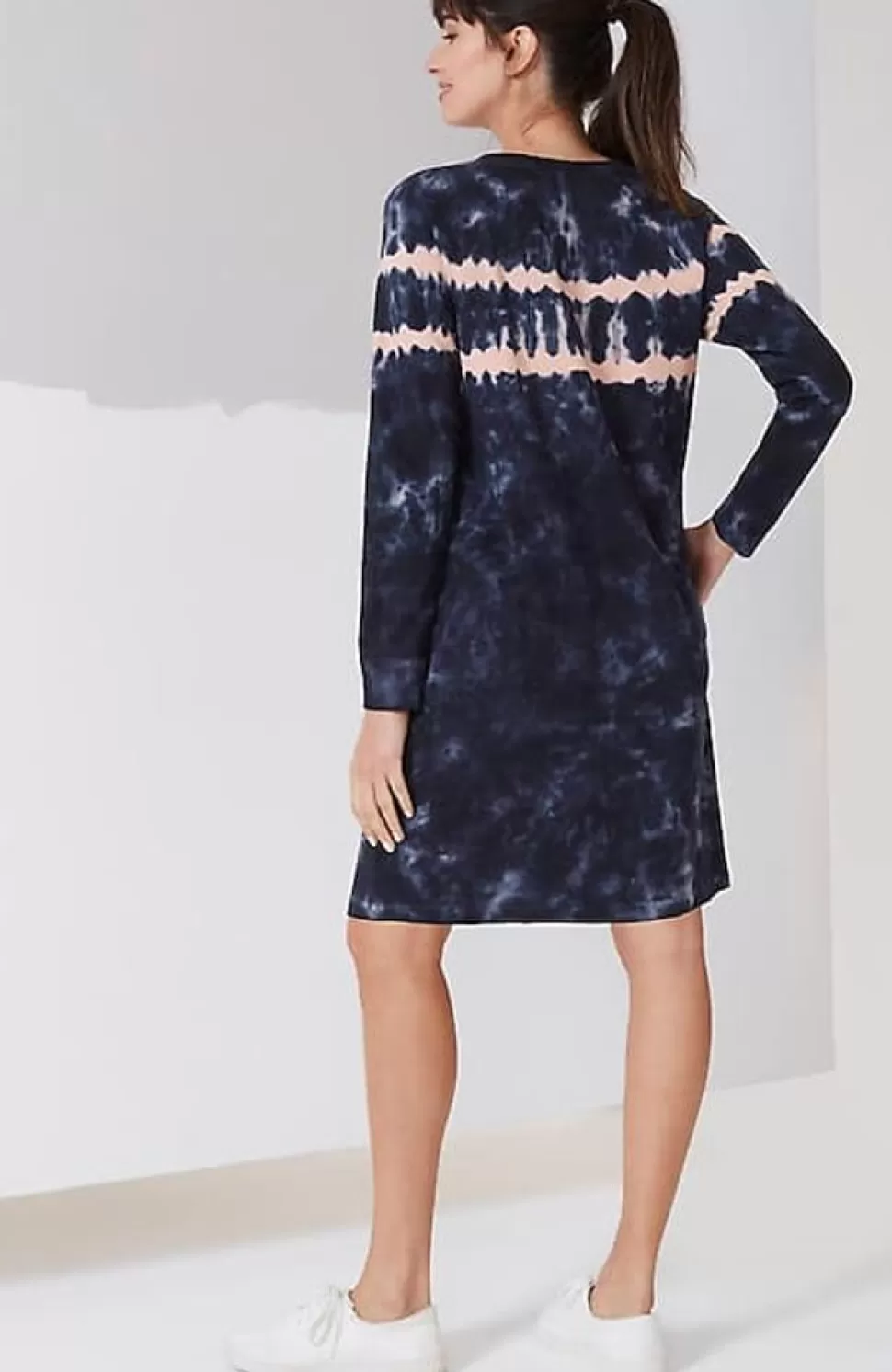 Fit French Terry Tie-Dyed Sweatshirt Dress | Jjill | J.Jill New