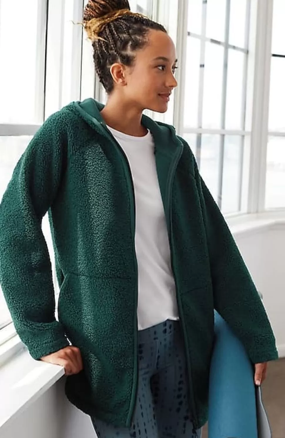 Fit Sherpa Hooded Jacket | Jjill | J.Jill Flash Sale