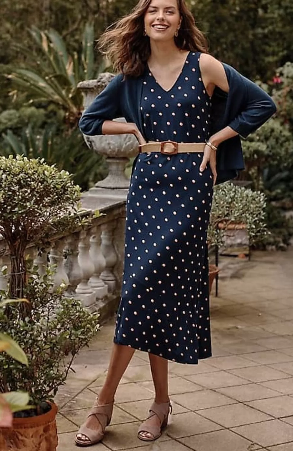 Flounced-Hem Midi Dress | Jjill | J.Jill Sale