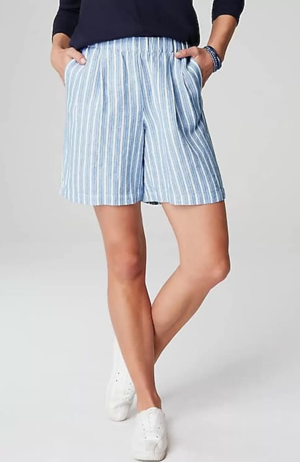 Linen U0026 Rayon Pleat-Front Shorts | Jjill | J.Jill Clearance
