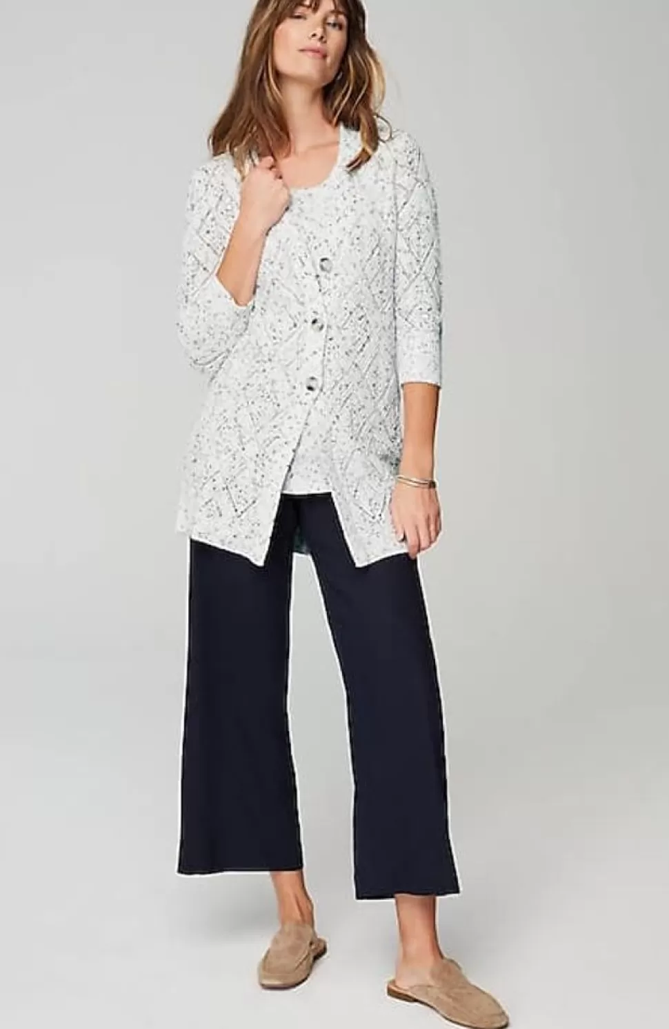 Multi-Tweed Lightweight Cardi | Jjill | J.Jill New