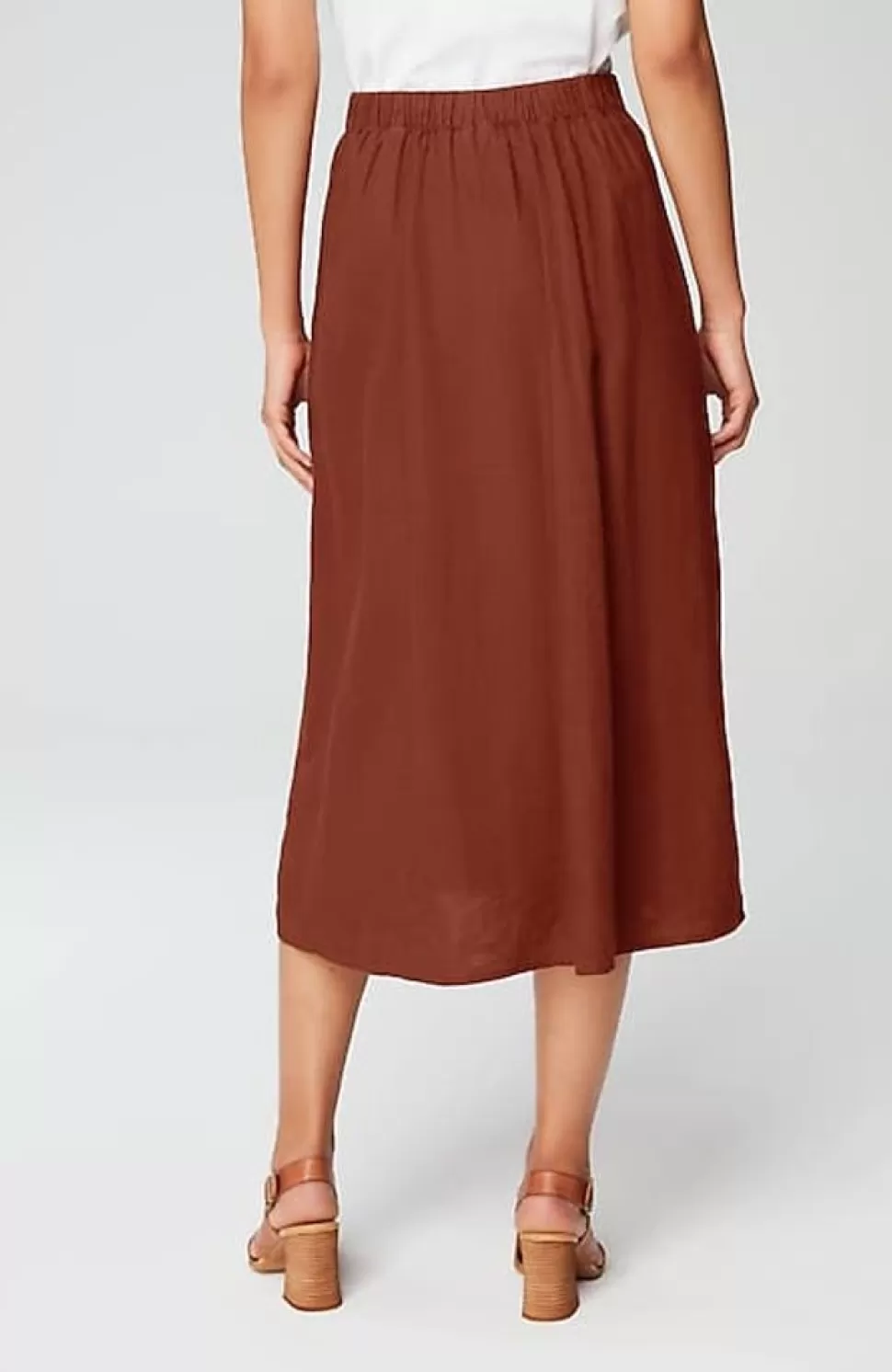 Pure Jill Linen Faux-Wrap Skirt | Jjill | J.Jill New