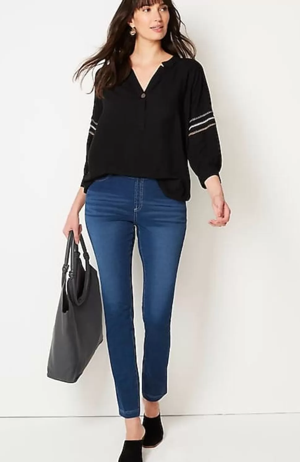 Pure Jill Multicolored Whipstitch Top | Jjill | J.Jill Discount