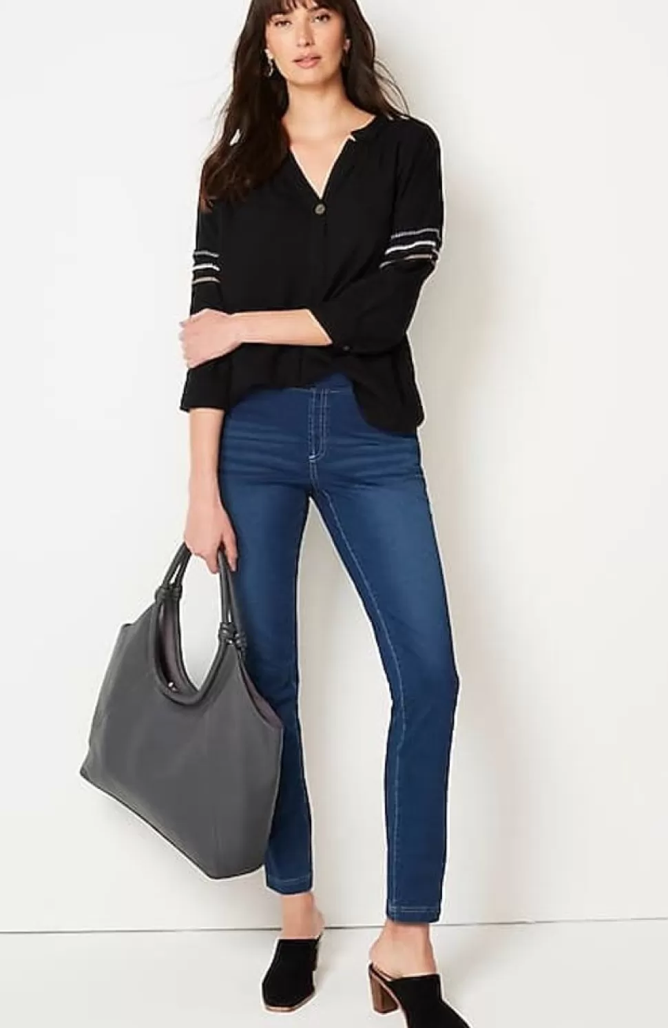 Pure Jill Multicolored Whipstitch Top | Jjill | J.Jill Discount