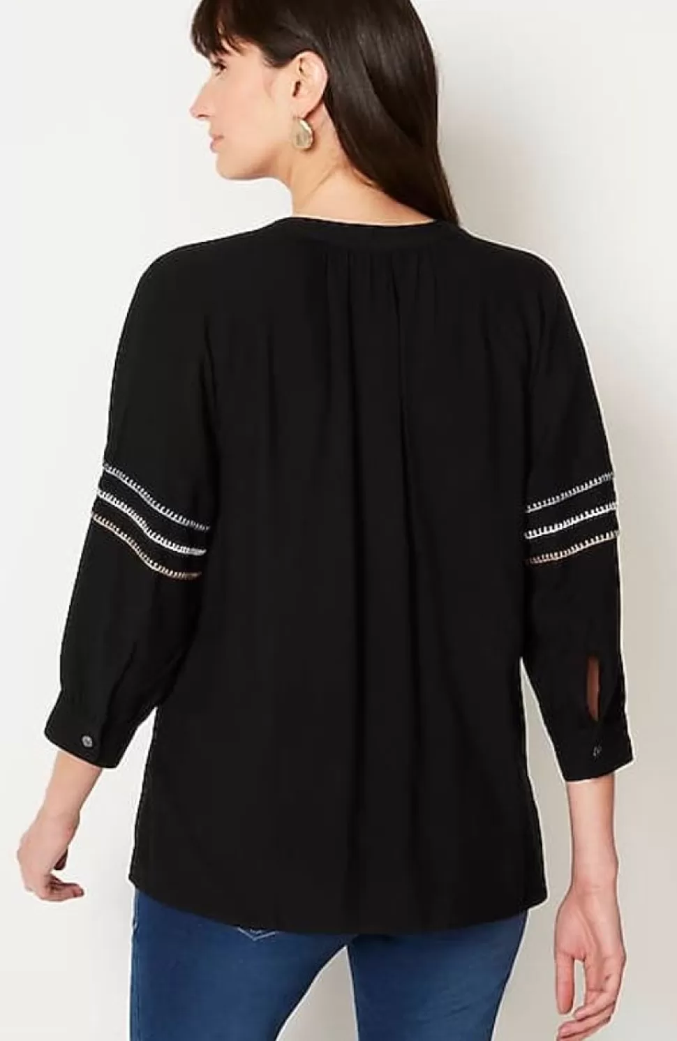 Pure Jill Multicolored Whipstitch Top | Jjill | J.Jill Discount