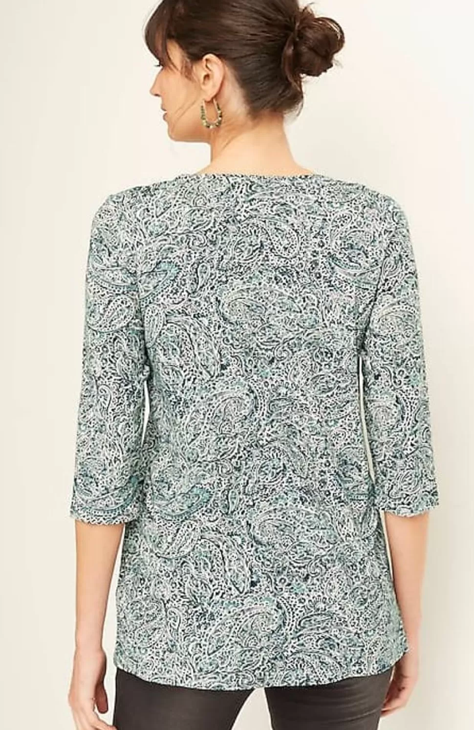 Pure Jill Printed Soft-V-Neck Top | Jjill | J.Jill Cheap