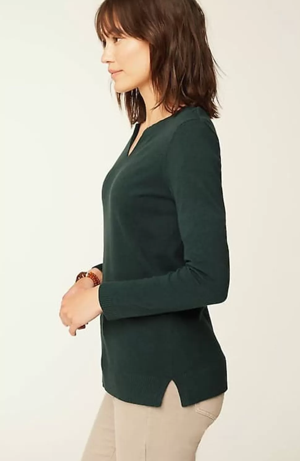 Split-Neck Pullover Sweater | Jjill | J.Jill Discount
