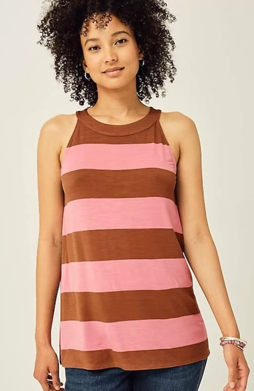 Striped A-Line Halter Top | Jjill | J.Jill Online