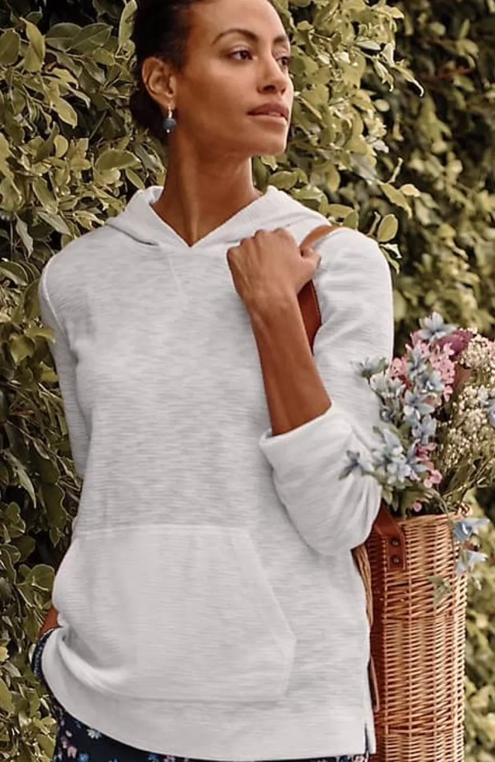 Textured-Cotton Hoodie | Jjill | J.Jill Cheap