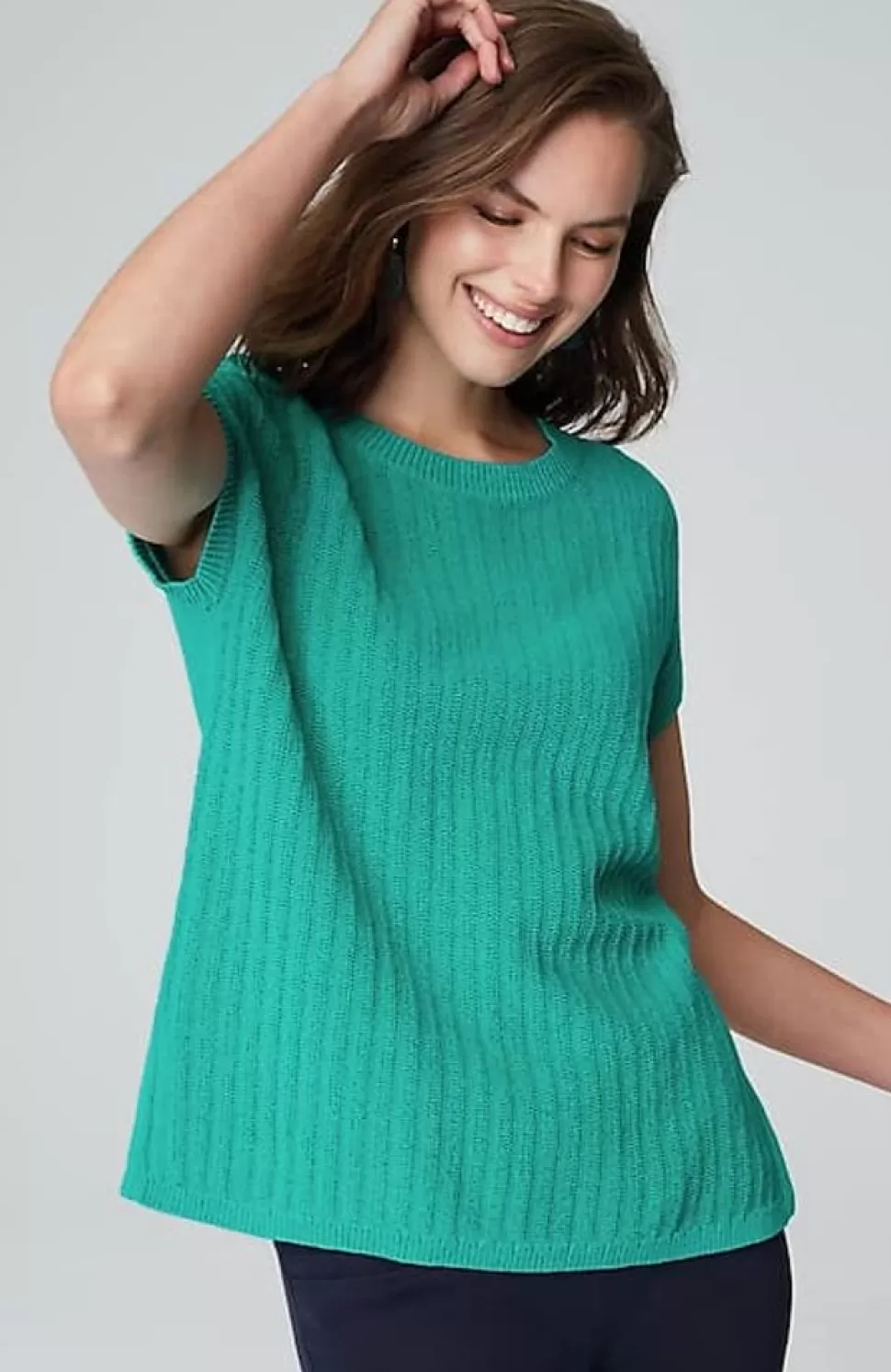 Wearever Lightweight Textured Pullover | Jjill | J.Jill Outlet