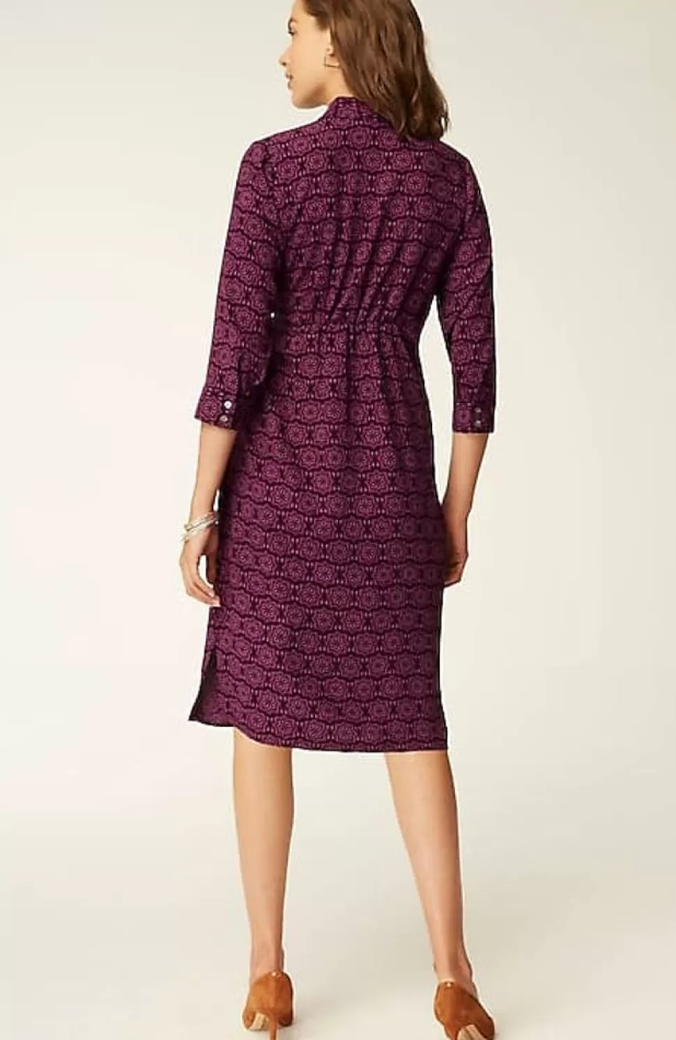 Wearever Shirred Tie-Front Dress | Jjill | J.Jill Sale