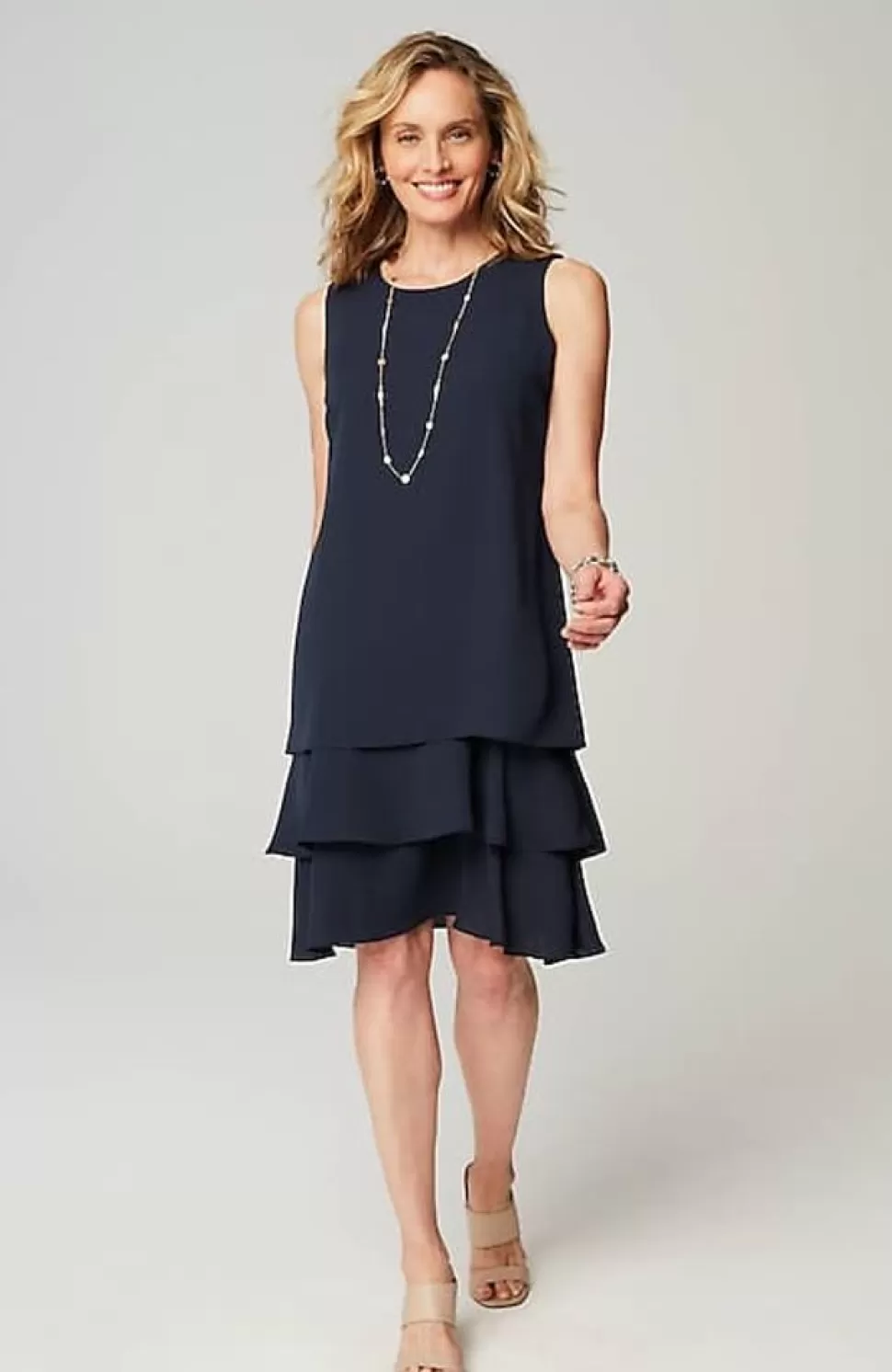 Wearever Tiered Flounce Dress | Jjill | J.Jill Best