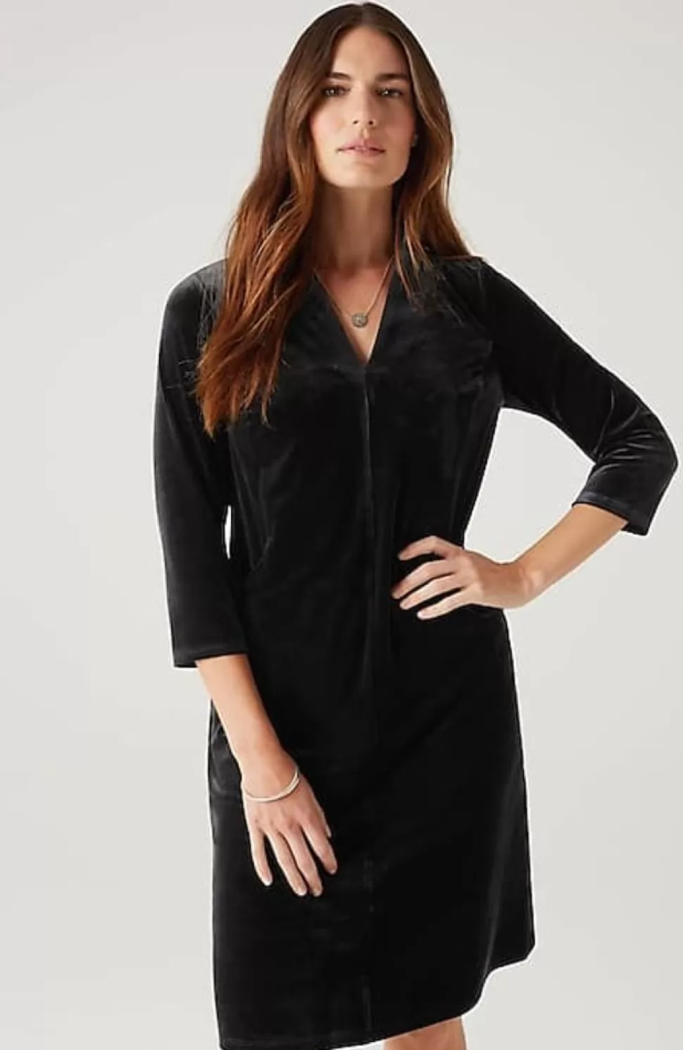 Wearever Velvet-Knit Dress | Jjill | J.Jill Online