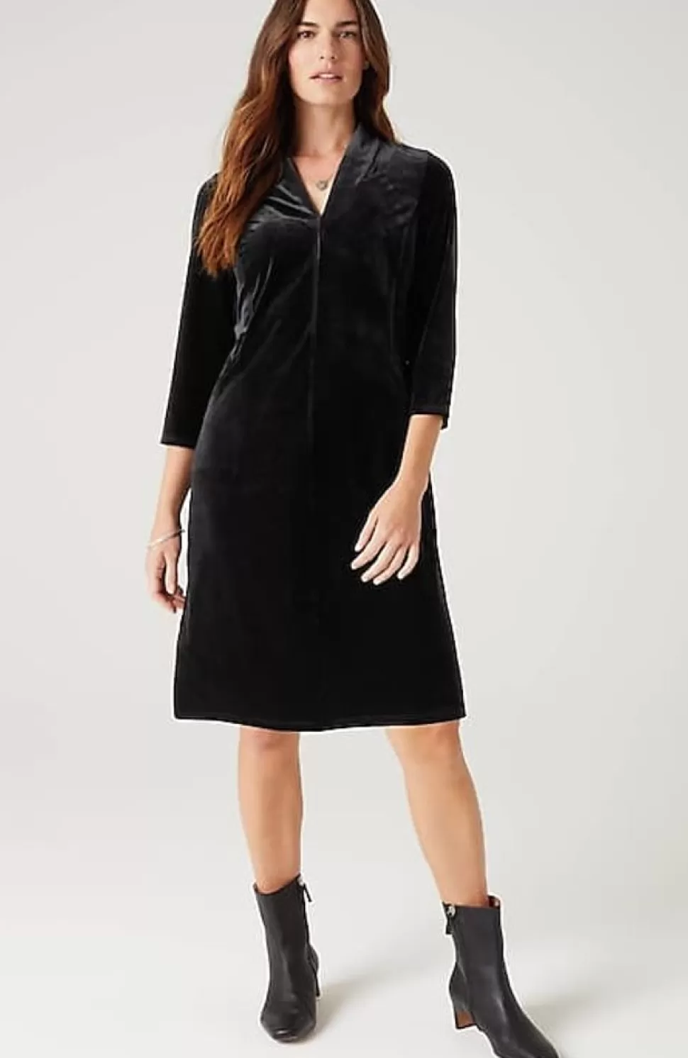 Wearever Velvet-Knit Dress | Jjill | J.Jill Online